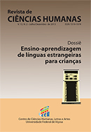 					Visualizar n. 2 (2013): Ensino-aprendizagem de línguas estrangeiras para crianças
				